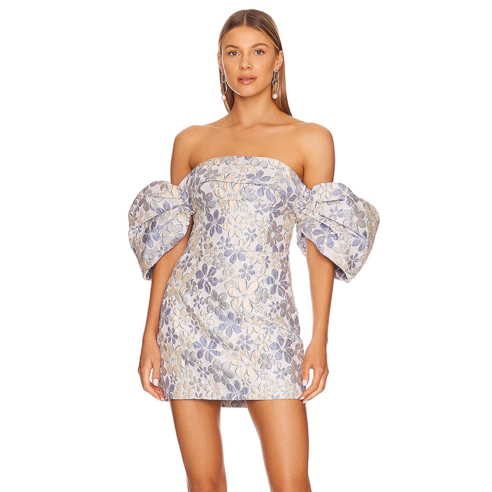 ELLIATT | Archival Dress in Blue Multi | REVOLVE